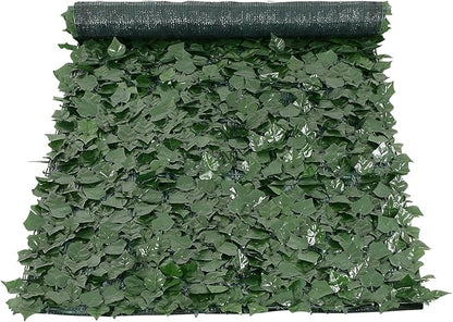 VEVOR Artificial Ivy Privacy Fence Screen, 39 x 98 in Faux Ivy Vine Leaf Hedges Fence, Greenery Privacy Fence with Mesh Cloth Backing, Green Wall Decoration for Outdoor Garden, Yard, Balcony