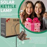 Solar Watering Can Lights Outdoor，Metal Hanging Garden Decor, Waterproof Solar Powered Lights for Patio, Lawn, Yard，Cute Outdoor Decoration for Mom, Grandma, Lady，Perfect Birthday Gift