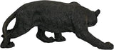 Design Toscano Shadowed Predator Black Panther Garden Statue, Medium 26 Inch, Polyresin, Black