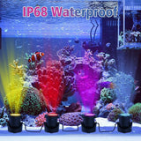 T-SUN Color Changing Pond Lights LED Underwater Fountain Lights with Bluetooth APP Control, IP68 Waterproof Submersible Spotlight for Aquariums, Fish Tanks, Pools, Garden and Yard Ponds (Set of 4)