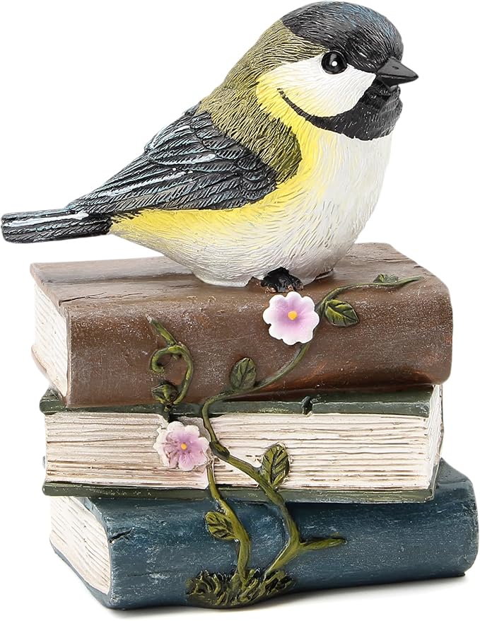 Smadeer Bird Statue for Garden Decorations,Garden Sculptures & Statues,Animal Bird Figurine for Indoor Outdoor Backyard Yard Porch Patio Lawn Outside Home Shelf Decor Accent,Bird Ornament