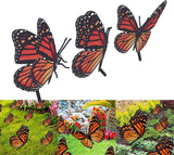 Garden Decorative Stakes Multipurpose 3D Yard Art Ornaments Patio Stake Decorations for Lawns Pathway,3PCS Acrylic Garden