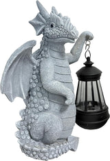 Dragon Solar Outdoor Garden Statue - Dragon Outdoor Figurie Lights - Yard Decorative Outdoor Statue Suitable for Patio, Balcony, Patio Decoration - Specially Customized Gift for Mom