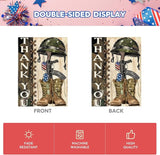 AVOIN colorlife Memorial Day Thank You Heroes House Flag 28x40 Inch Double Sided, Military Soldiers Boots Patriotic Veteran Yard Outdoor Decoration