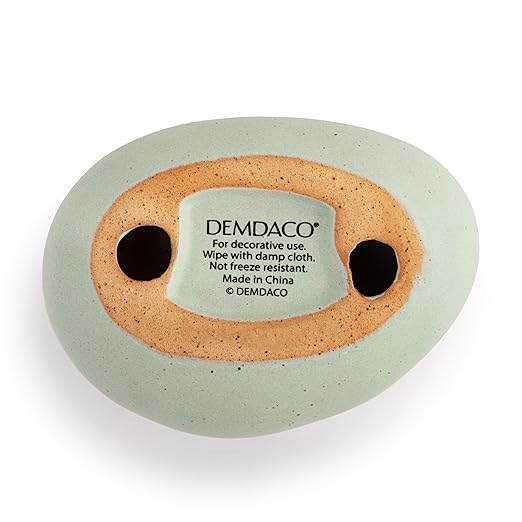 DEMDACO Inspired Everyday Collection Inspired Puppy Dog Paw Print Sage Green 4.5 x 3 Stoneware Decorative Garden Stepping Stone Patio Walkway Sculpture Yard Art