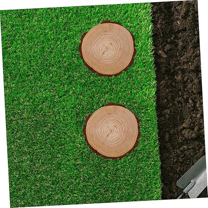 KESYOO Outdoor Garden Wooden Stepping Log Decorative Paver for Lawn Decor and Walkway Path Durable Wood Garden Decoration for DIY Projects and Walkways