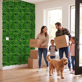 NatraHedge 20''X40'' Artificial Maui Living Wall Grass Wall Decor, 5Pcs (28SqFt) Hedge Leaf Grass Panels for Indoor, Outdoor, Garden and Balcony Privacy Fence Screen