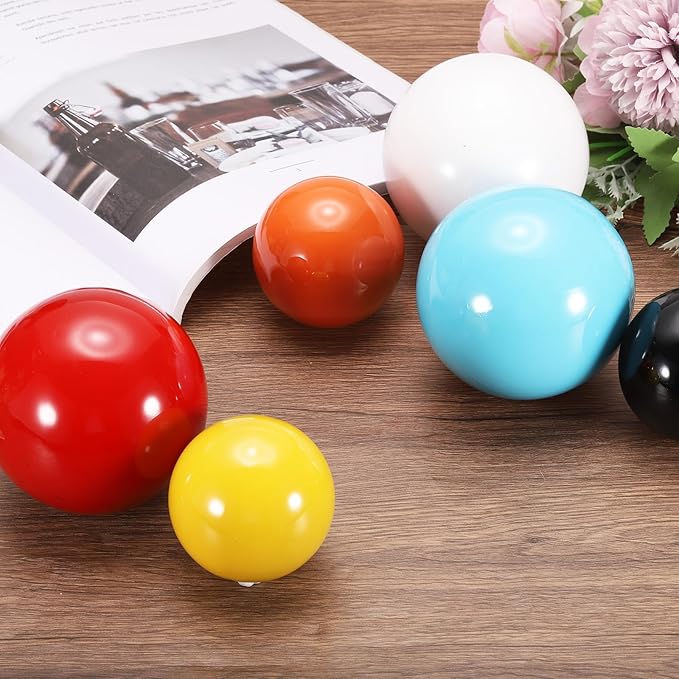 uxcell 2 Pcs Gazing Globe Decor Ball 2.5 Inch 63mm Reflective Garden Sphere Hollow Ball, Seamless Stainless Steel Gazing Ball, Smooth Mirror Globe for Garden Home Decor, Dark Blue