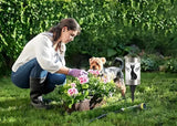 Solar Cat Memorial Garden Light, Outdoor Pet Remembrance Keepsake with Angel Silhouette, Automatic Dusk to Dawn LED Yard Stake (cat)