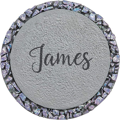 Let's Make Memories Personalized Floral Garden Stones - This is Us Path Stones for Families - Garden Décor - Customize with Message & Names - Small