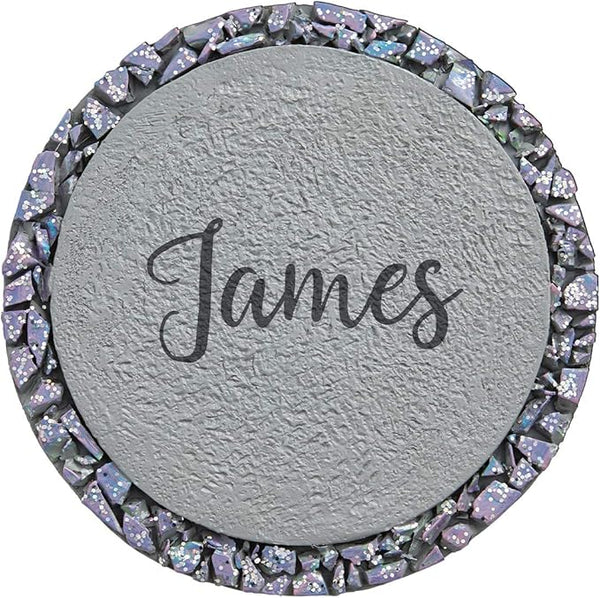 Let's Make Memories Personalized Floral Garden Stones - This is Us Path Stones for Families - Garden Décor - Customize with Message & Names - Small