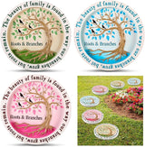Cinnvoice 3 Pack Garden Stepping Stone Outdoor, Decorative Dimensional Resin Stepping Stones for Patio Pathway Landscaping Walkway Sculpture Yard Backyard Lawn(Tree of Life,10 Inches)