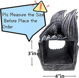 coolboy Gutter Diverter Rain,Dragon Statue Deco Gutter Extension Downspout, Eco-Friendly Resin Gutter Extender Diverter,Splash Block, Perfect Rain Gutter Downspout Extension for 3"x4" Downspouts