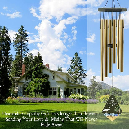 Retirement Gift for Woman Men, 32" Wind Chimes for Retirement, Happy Retirement Gifts for Coworker Colleague Boss Teachers Nurses Friends, Going Away Gifts Retirement Decorations,Green