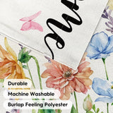 AVOIN colorlife Hummingbird Spring Flowers Garden Flag 12 x 18 Inch Double Sided, Seasonal Welcome Yard Outdoor Flag