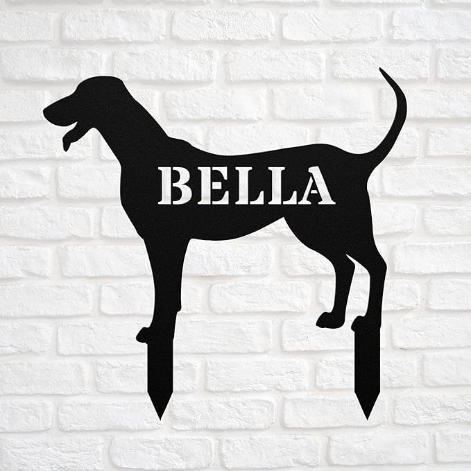 Personalized Foxhound Statue Stake,Custom Foxhound Dog Outdoor Art Decor,Memorial Remembrance Silhouette Sculpture,Outdoor Statue for Yard Garden Porch Lawn Grassland Park Farm Flowerpot Decor.