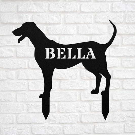 Personalized Foxhound Statue Stake,Custom Foxhound Dog Outdoor Art Decor,Memorial Remembrance Silhouette Sculpture,Outdoor Statue for Yard Garden Porch Lawn Grassland Park Farm Flowerpot Decor.