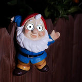 Blazin' Garden Gnome Decoration | Outdoor Solar Yard Decor - Terrace Elf Ornaments | Solar Decorative Lights for Patio, Balcony, Deck | Weather Resistant | Patio Gift | Auto On/Off - (Blue)