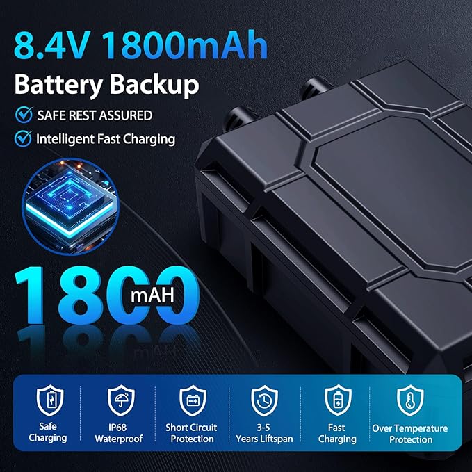 POPOSOAP Solar Pond Filter with Fountain Pump Kit Built-in 1800mAh Battery Backup, 8W Solar Water Fountain Pump, Pond Filters for Outdoor Ponds Bird Baths DIY Water Feature