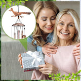 VioraWhite Roadrunner Wind Chimes Outdoor Decorations for Women Men Mom Wife Grandma Birthday Gifts Memorial Metal Wind Chimes for Outside Indoors, Lawn, Patio, Home, Porch, Yard, Garden Decor