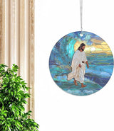 AXIARA Christian Gifts for Women Men Faith - Sun Catchers Indoor Window 6in for Home Garden Decor - Catholic Religious Spiritual Gifts for Mom Dad Christians, Religious Suncatchers for Windows Hanging