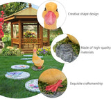 GANAZONO Home Decor Home Decor Garden Statue Decoration Resin Funny Garden Figurines Outdoor Animal Statue for Patio Lawn Yard Art Decoration Outdoor Decor Kids Kids
