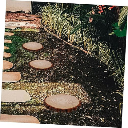 BESPORTBLE Garden Wooden for Outdoor Walkways Decorative Pathway Stones for Garden Landscaping and Lawn Decor