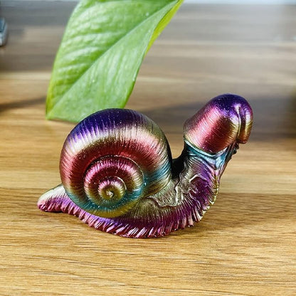 Evil Penis Outdoor Garden Statues, Funny of Tortoise Sculptures Yard Decorations Lawn Ornaments Decor Inappropriate Weird Gifts for Women Housewarming Mother's Day (Snail)