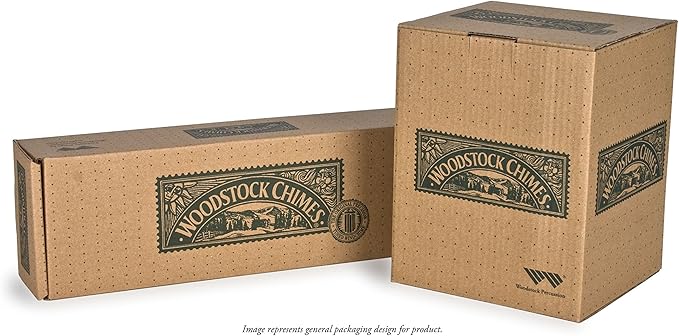 Woodstock Chimes Signature Collection, Woodstock Jade Chime, 22'' Decor Designs Wind Chimes for Outdoor, Patio, Home or Garden Décor (JC)