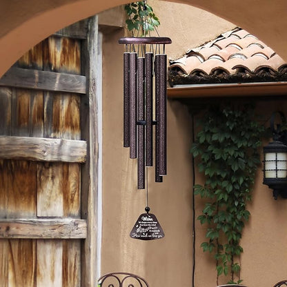 ZANIION Mom Gift Wind Chime 32", Unique Mother Gift for Birthday, Best Mom Ever Presents, Christmas, Mother's Day, B-Day, Decoration Present Ideas Wind Bell