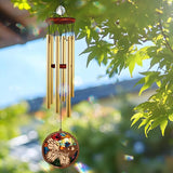 Personalized Butterfly Wind Chimes for Outside, Custom Crystal Your Wings were Ready But My Heart was Not Ornament, Sympathy Gifts for Loss of Loved One, Memorial Windchimes for Garden Décor