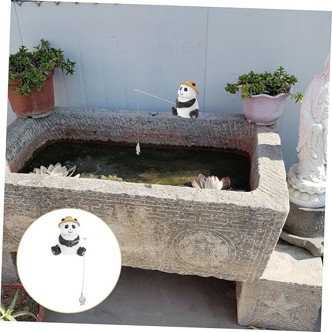 Milisten 1pc Decor Animal Statues for Garden Landscape Sculpture Outdoor Animal Decor for Balcony