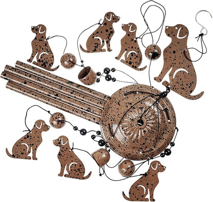 37" Dogs Wind Chimes for Garden,Home,Balcony,Yard,Outdoor Decor, Sympathy Wind Chimes, Dog Chimes, Dog Ornament, Wind Catcher, Blessing Wind Bell, for Mom,Grandma,Family,Women,Friend