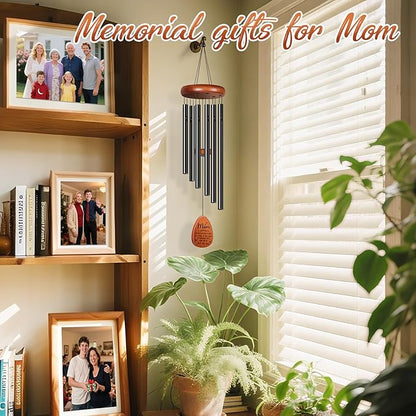 Gifts for Mom Grandma, Winzwon Wind Chimes for Outside, Mother Birthday Gifts from Daughter Son, Garden Patio Balcony Yard Decor, Christmas for Mom