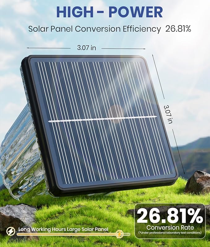 Super Bright Solar Outdoor Lights for Pathway Powered 2 Pack,Adjustable Warm&Cool White,Waterproof IP65 Solar Garden Decor Landscape Lighting Outside for Front Yard/Patio/Walkway/Driveway/Lawn Light