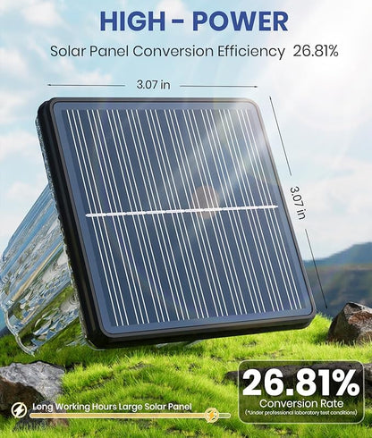 Super Bright Solar Pathway Lights Outdoor Powered 8 Pack,Adjustable Warm&Cool White,Waterproof IP65 Solar Garden Decor Landscape Lighting Outside for Front Yard/Patio/Walkway/Driveway/Lawn/Path Light