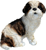 Sue-Shih Tzu Puppy S by Michael Carr Designs - Outdoor Puppy Dog Figurine for gardens, patios and lawns (80093)