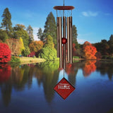 Woodstock Wind Chimes for Outside, Garden Decor, Outdoor Decor for Your Patio and Front Porch (14") Bronze Wind Chime, Wind Chimes of Mercury Encore Collection (DCB14)