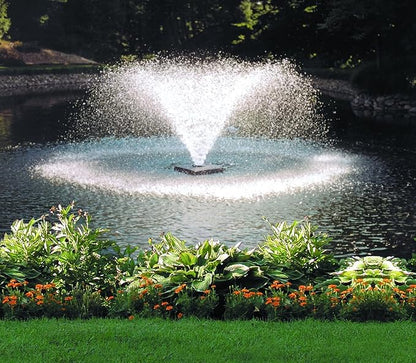 Scott Aerator DA-20 Display Pond Aerator – 3/4 Horse Power 230V 100ft Cord | Aerating Pond Fountain for up to 1 Acre Ponds | Pond Aerator Pump for Small Ponds | Pond Aeration System | Made in USA