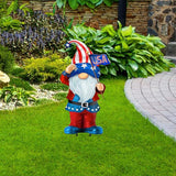 Briarwood Lane Patriotic Gnome Metal Art