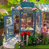 3PCS Fairy Garden Miniatures Fairy Garden Accessories Flower Set Mini Garden Micro Landscape Ornaments Lily Miniature Glow in The Dark Flower Pick Stand Set Fairy Garden Dollhouse Accessory