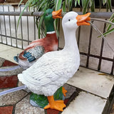 Pond spitters for Small Ponds, Garden Pond Water Feature, Resin Material, Garden Decor for Koi Pond, for Garden, Koi Pond, Patio, or Rockery Landscape Decor Green 23 * 13 * 32cm