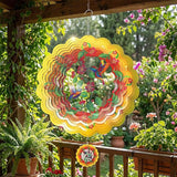 Hummingbird Wind Chime - Metal Wind Chime Weatherproof Outdoor Decorative Garden, Courtyard, Porch, Gift, Garden Hanging Decoration