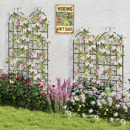 Funny Garden Sign For Outside 7.8 X 11.8 Inch, Humorous Garden Accessories Patio Decor Signs for Outside, Funny Signs Gardening Gifts For Women Plant Lovers Metal Wall Decor