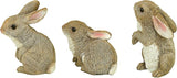 Design Toscano The Bunny Den, Garden Rabbit Statue: Set of Six