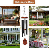 New Home Wind Chime Gifts for New Homeowner Women Men Couple Friend Coworker, New Home Housewarming Gifts Ideas for First Home New Apartment, Spring Summer Garden Decoration or Outside Patio Home