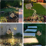 2 Pack Solar Watering Can with Lights,Solar Outdoor Garden Decor Waterproof Hanging Lantern Landscape Lights Outside Decorations for Yard Lawn Patio Gardening Gifts.