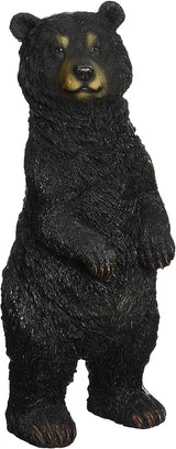 Design Toscano Black Bear Statue Standing, Multicolored