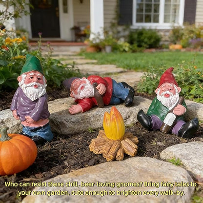 mini Gnomes, Fairy Garden Accessories,Fairy Garden,mini Gnomes Figurines,gnome Figurines,mini gnome,Small Gnomes Figurines,Miniature Garden Figurines,mini Resin Gnomes,Small gnome