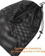 Coolrunner Pump Barrier - 12" x 15.7" Pond Filter Mesh Bag for Biological Filters (Black)